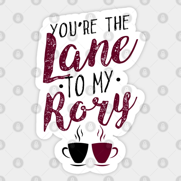 You're the Lane to my Rory Sticker by KsuAnn